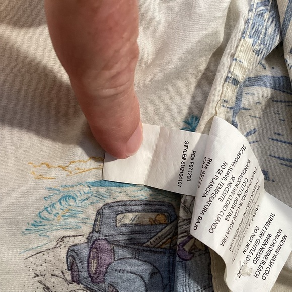 O’Neill Men’s Modern Fit Surf Graphic Button Down Short Sleeve Shirt, Size XL - Picture 10 of 11